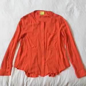Maeve Top Deep Coral fits size Small